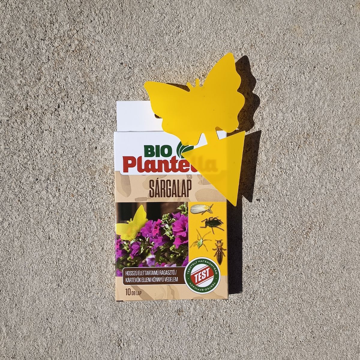 Mini sárga rovarfogó lapok 10 db/csomag, Bio plantella